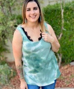 Boutique Simplified How Far I'll Go Lace Trim Tank 9 Boutique Simplified How Far I'll Go Lace Trim Tank