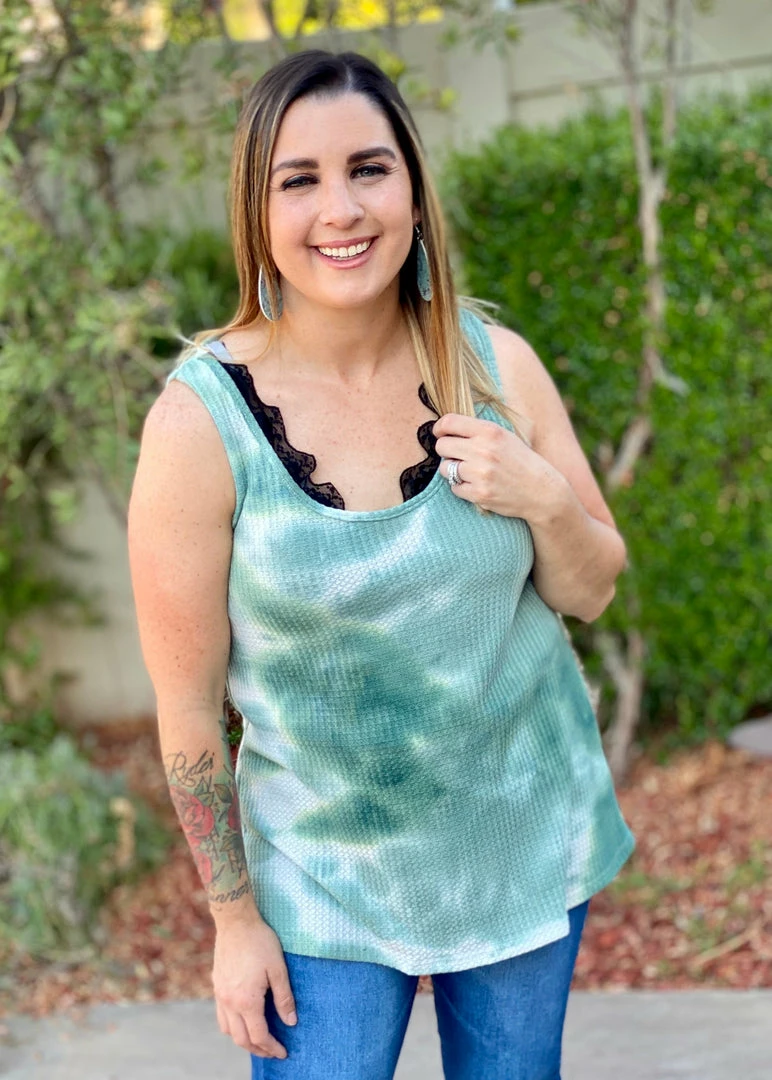 Boutique Simplified How Far I'll Go Lace Trim Tank 4 Boutique Simplified How Far I'll Go Lace Trim Tank