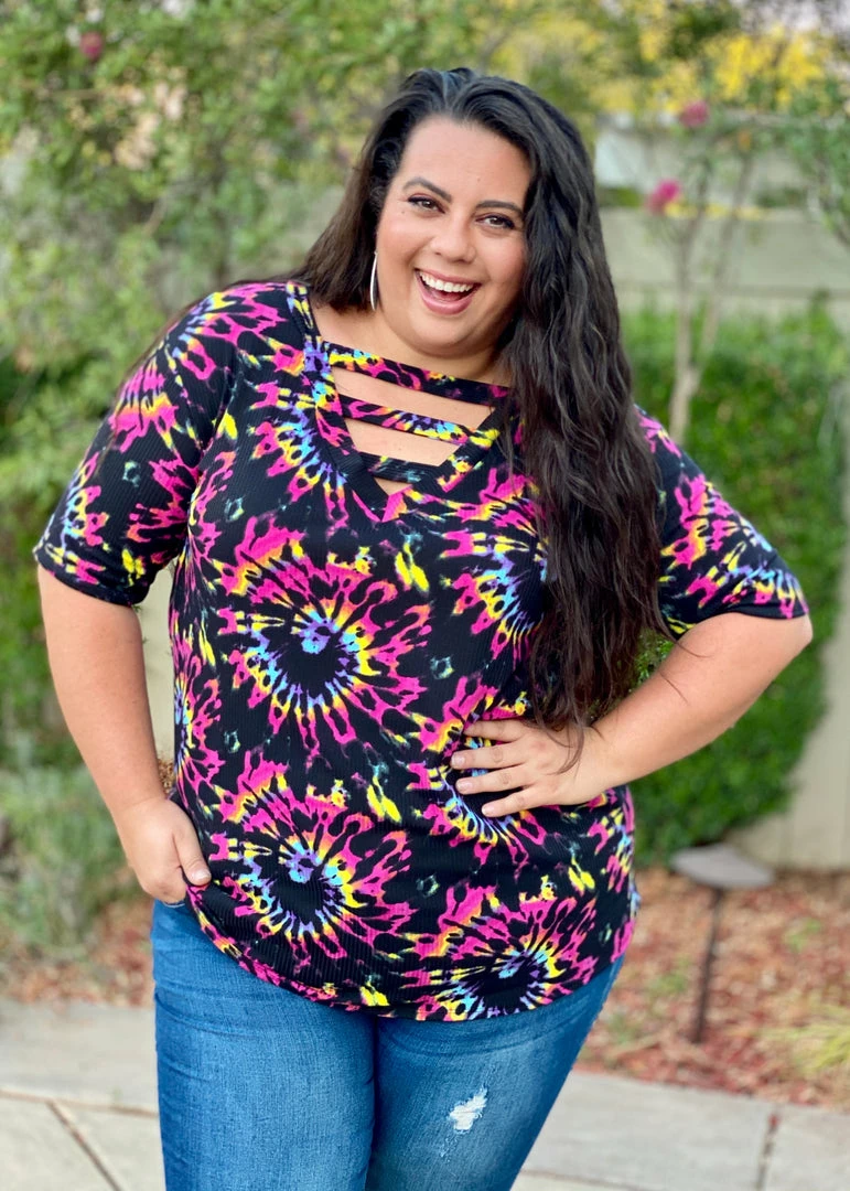 Boutique Simplified Burst Of Color Short Sleeve Top 8 Boutique Simplified Burst Of Color Short Sleeve Top