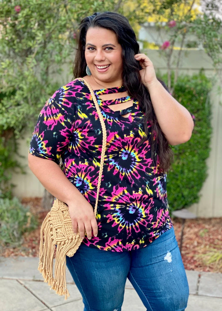 Boutique Simplified Burst Of Color Short Sleeve Top 9 Boutique Simplified Burst Of Color Short Sleeve Top