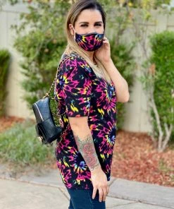 Boutique Simplified Burst Of Color Short Sleeve Top 14 Boutique Simplified Burst Of Color Short Sleeve Top