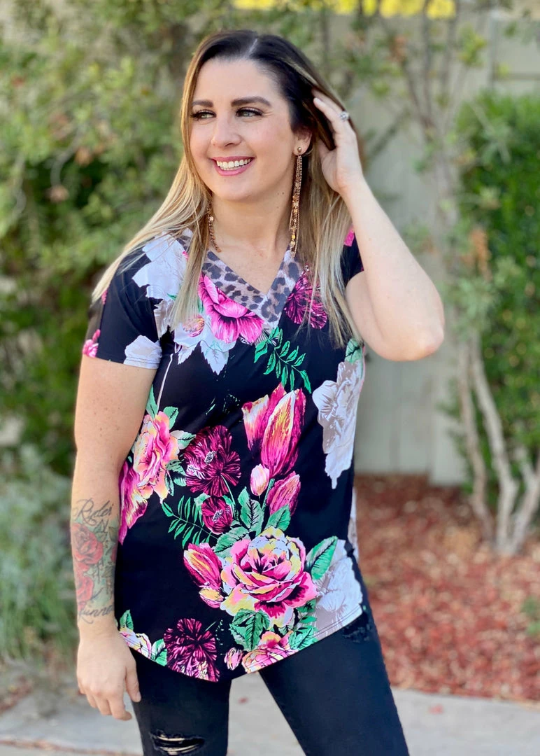 Boutique Simplified Loving My Life Short Sleeve Top 4 Boutique Simplified Loving My Life Short Sleeve Top