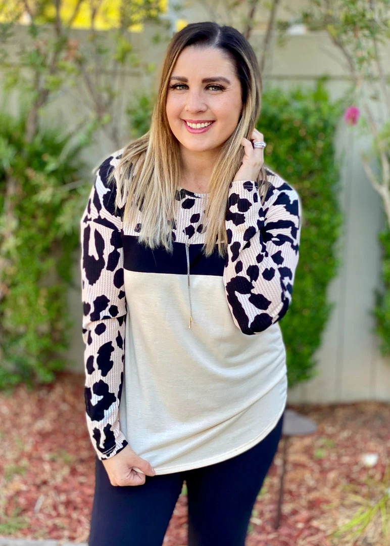 Boutique Simplified Tundra Dreaming Long Sleeve Top 2 Boutique Simplified Tundra Dreaming Long Sleeve Top