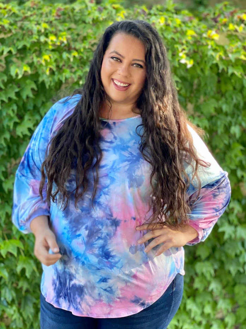 Boutique Simplified Blown Away Tie Dye Long Sleeve 3 Boutique Simplified Blown Away Tie Dye Long Sleeve