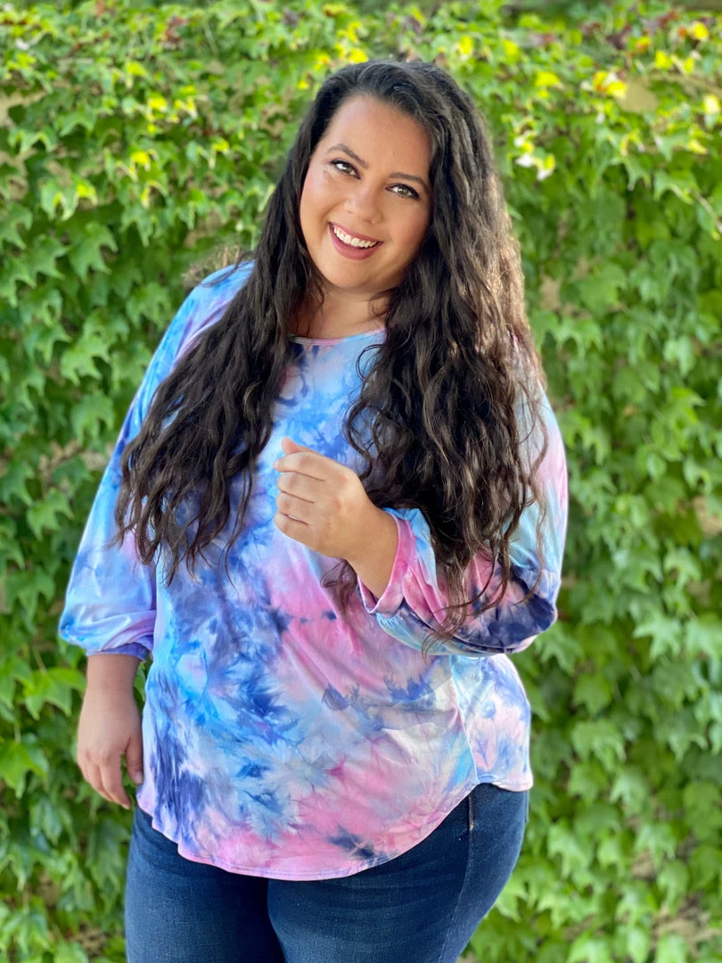 Boutique Simplified Blown Away Tie Dye Long Sleeve 4 Boutique Simplified Blown Away Tie Dye Long Sleeve