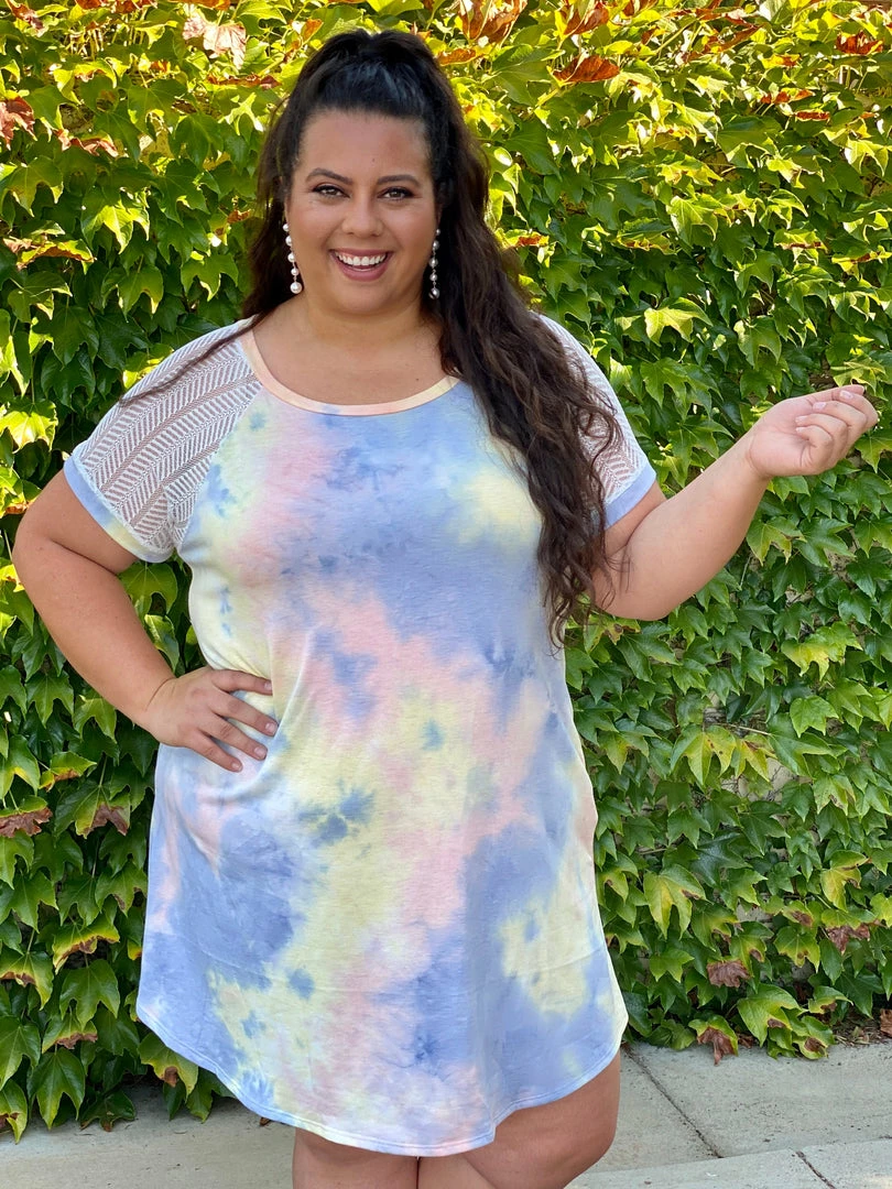Boutique Simplified Unicorn Tie Dye Raglan Dress 4 Boutique Simplified Unicorn Tie Dye Raglan Dress