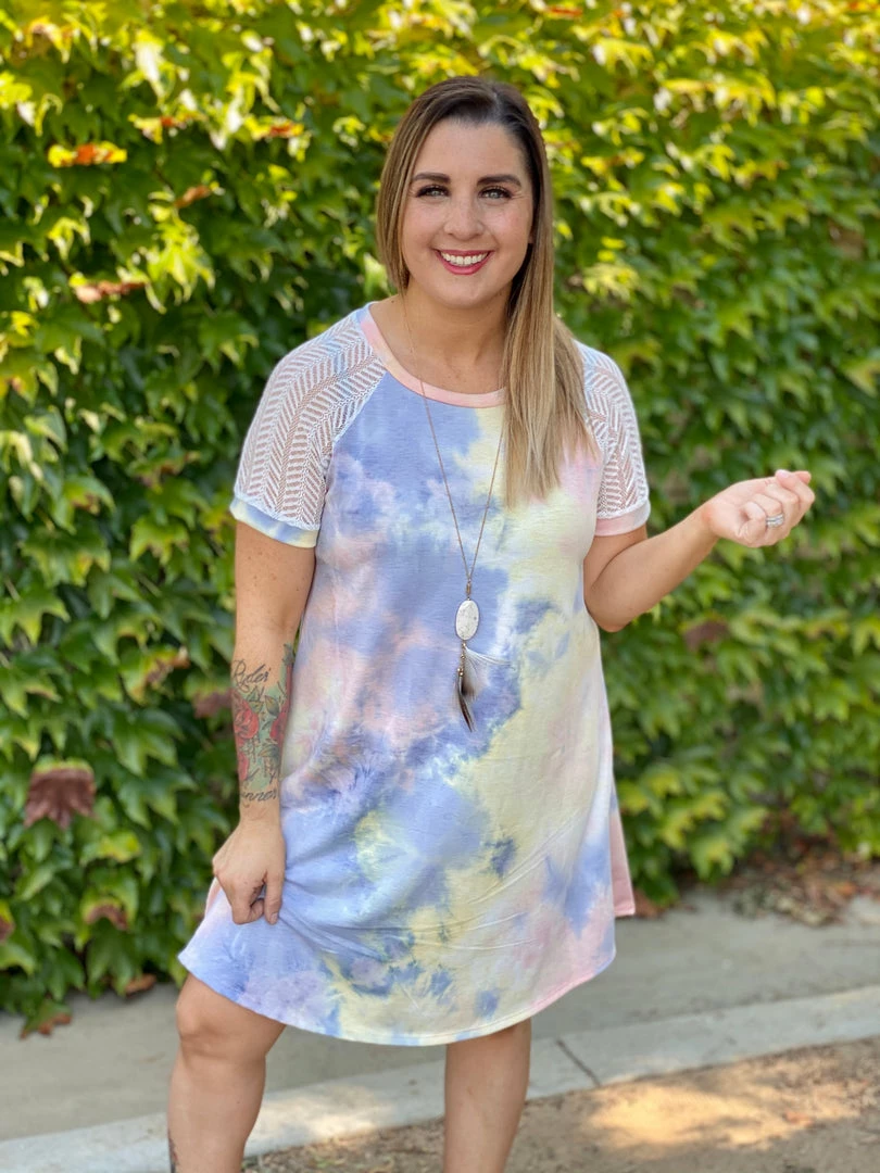 Boutique Simplified Unicorn Tie Dye Raglan Dress 9 Boutique Simplified Unicorn Tie Dye Raglan Dress