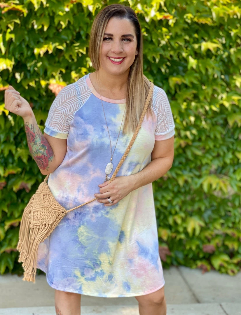 Boutique Simplified Unicorn Tie Dye Raglan Dress 10 Boutique Simplified Unicorn Tie Dye Raglan Dress