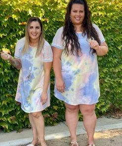Boutique Simplified Unicorn Tie Dye Raglan Dress 14 Boutique Simplified Unicorn Tie Dye Raglan Dress