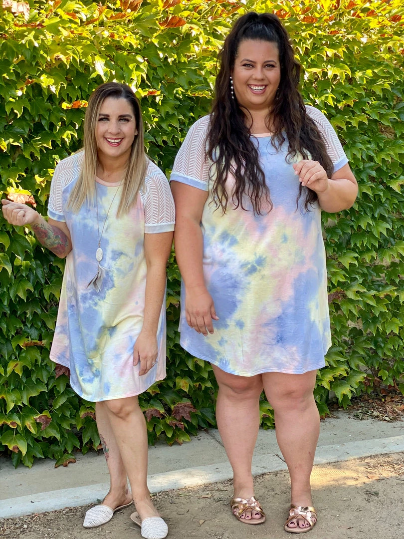 Boutique Simplified Unicorn Tie Dye Raglan Dress 3 Boutique Simplified Unicorn Tie Dye Raglan Dress