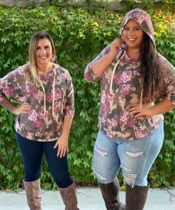 Boutique Simplified Enchanted Camo Hoodie