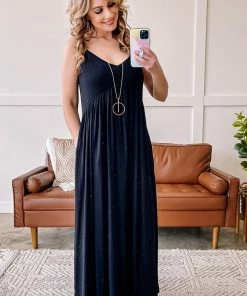 No Ship Drop Ship Be Enviable Maxi Dress In Black