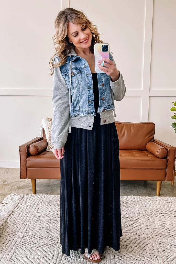 No Ship Drop Ship Break A Sweat Denim Jacket By Risen 13 No Ship Drop Ship Break A Sweat Denim Jacket By Risen