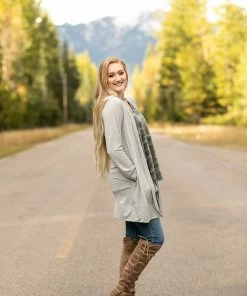 No Ship Drop Ship Love That For You Gray Cardigan Tops