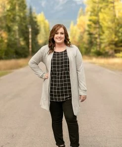 No Ship Drop Ship Love That For You Gray Cardigan Tops