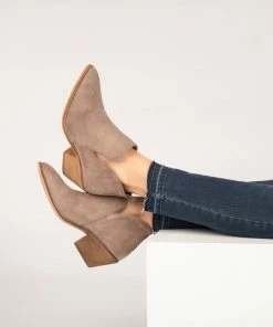 Corkys Stassi Bootie In Taupe Apparel