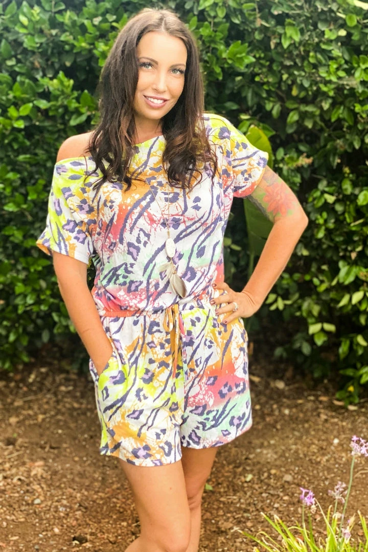 Boutique Simplified Lisa Frankie Romper 1 Boutique Simplified Lisa Frankie Romper