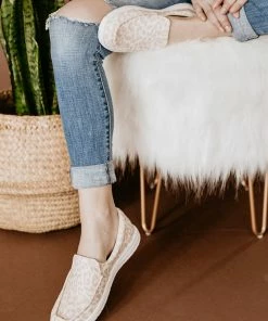 Shoes Not Rated Maya Sneakers In Cream Leopard