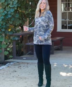 Boutique Simplified Best Camo Hoodie In Town