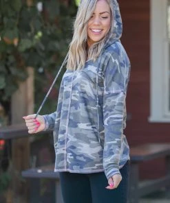 Boutique Simplified Best Camo Hoodie In Town