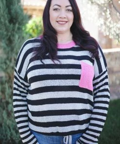 Boutique Simplified Pinkalicious Knit Sweater 1X