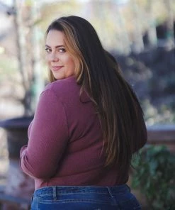 Boutique Simplified Plum Crazy Bodysuit