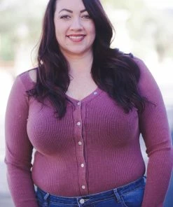 Boutique Simplified Plum Crazy Bodysuit