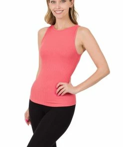 Grey House Goods Apparel Zenana Tank - LIVE - Rose