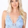 Boutique Simplified Opal Bralette In Spring Blue