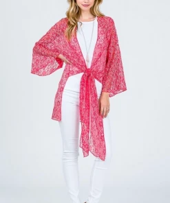 Boutique Simplified Lace Floral Kimono 11 Boutique Simplified Lace Floral Kimono