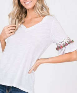 Boutique Simplified Fiesta Tassel Trim Top 10 Boutique Simplified Fiesta Tassel Trim Top