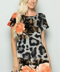 Boutique Simplified Exotic Rose Romper