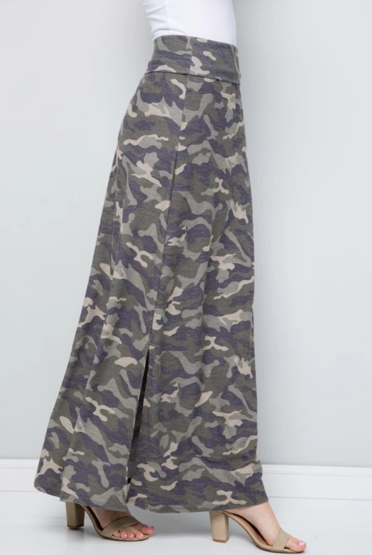 Boutique Simplified Camo Love Side Slit Maxi 6 Boutique Simplified Camo Love Side Slit Maxi