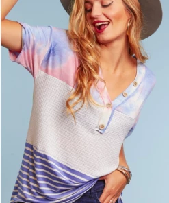 Boutique Simplified Cotton Candy Button Down Top 17 Boutique Simplified Cotton Candy Button Down Top
