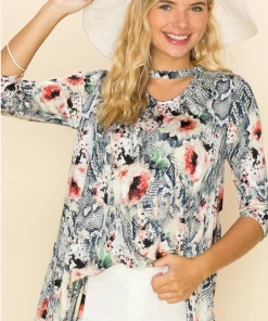 Boutique Simplified Garden Of Eden Choker Top
