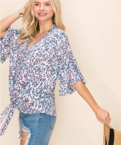 Boutique Simplified Springfree Bell Sleeve Top