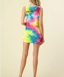 Boutique Simplified 80's Remix Tie Dye Tank 21 Boutique Simplified 80's Remix Tie Dye Tank