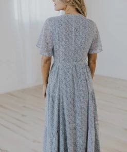 Apparel Roolee Blue Floral Summer Days Maxi Dress