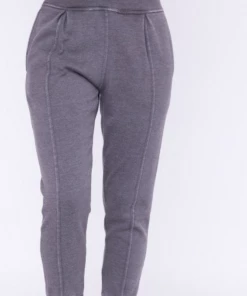 Grey House Goods M Burnout Wash Pintuck Jogger