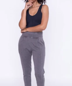 Grey House Goods M Burnout Wash Pintuck Jogger