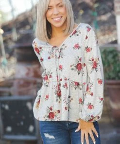 Boutique Simplified Secret Garden Hacci Peplum