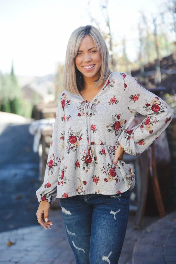 Boutique Simplified Secret Garden Hacci Peplum 3 Boutique Simplified Secret Garden Hacci Peplum