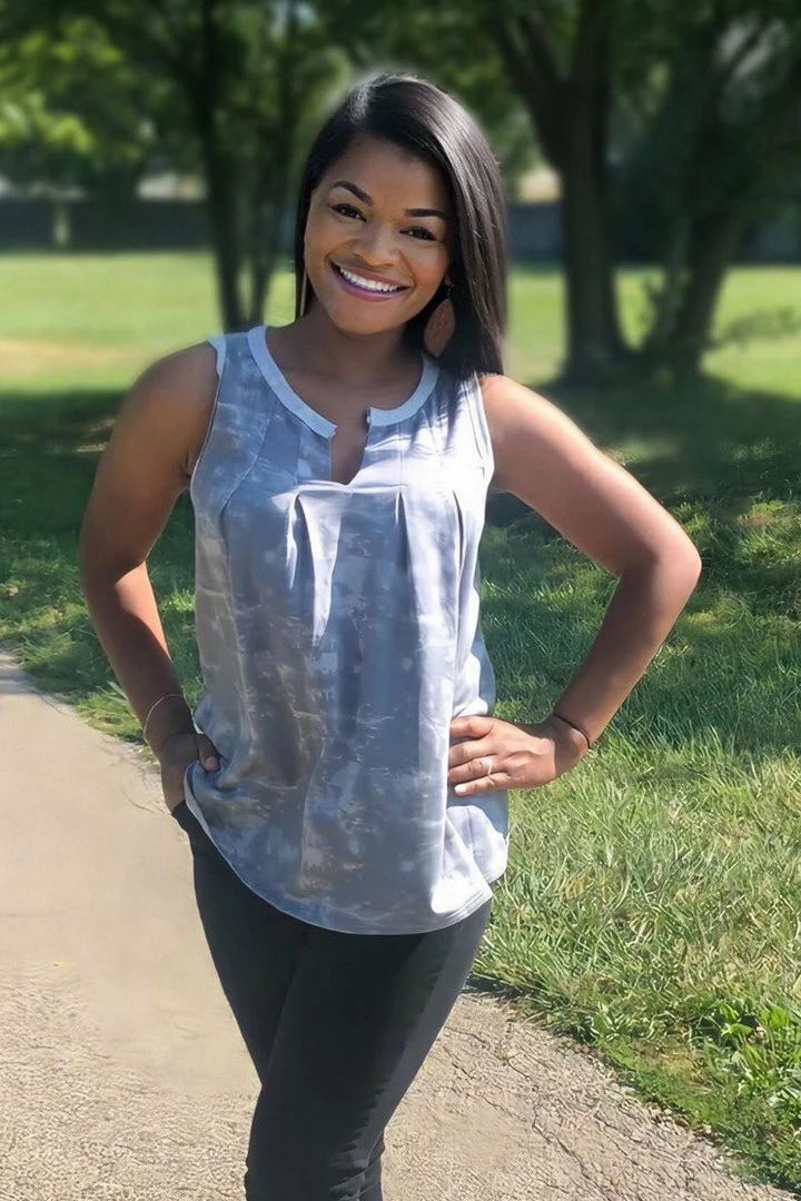 Boutique Simplified Smokey Skies Sleeveless Top 6 Boutique Simplified Smokey Skies Sleeveless Top