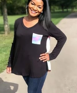 Boutique Simplified Something Magical Long Sleeve Top