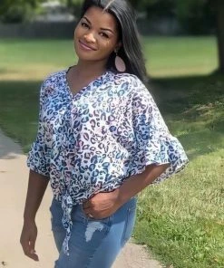 Boutique Simplified Springfree Bell Sleeve Top