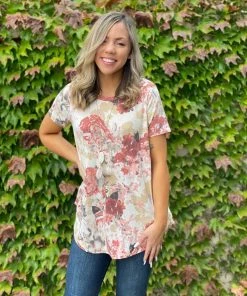Boutique Simplified Sweet Symphony Of Roses Hi Lo Tunic 19 Boutique Simplified Sweet Symphony Of Roses Hi Lo Tunic