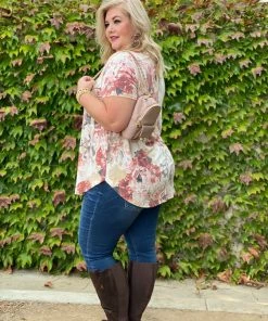 Boutique Simplified Sweet Symphony Of Roses Hi Lo Tunic 25 Boutique Simplified Sweet Symphony Of Roses Hi Lo Tunic