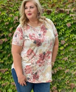Boutique Simplified Sweet Symphony Of Roses Hi Lo Tunic 26 Boutique Simplified Sweet Symphony Of Roses Hi Lo Tunic