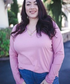 Boutique Simplified Total Sweetheart Long Sleeve Top