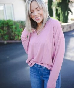 Boutique Simplified Total Sweetheart Long Sleeve Top
